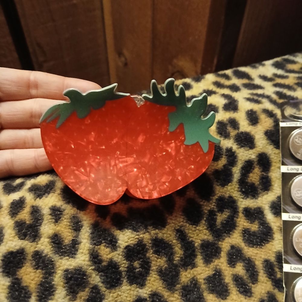 Target Red Strawberry Hair Clip